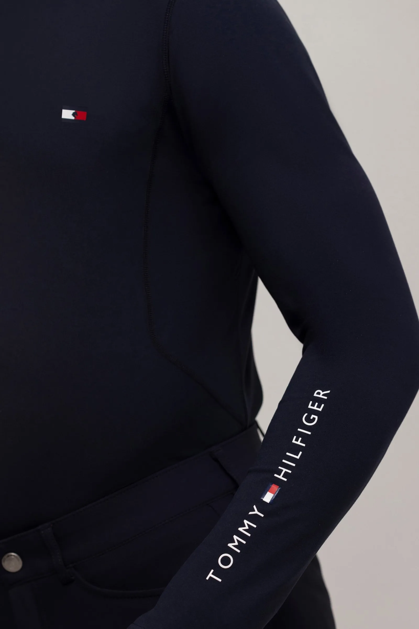 Tommy Hilfiger Equestrian Phoenix Herren Stehkragen Langarmshirt*Herren Shirts & Polos Für Herren
