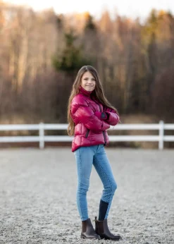 Horze Poppy Reithose mit Vollbesatz für Kinder in Jeansoptik und Silikon-Grip*Kinder Reithosen Für Kinder