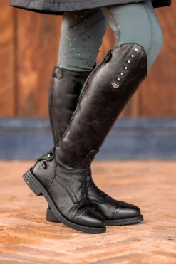 Horze Portland Kinder Reitstiefel mit Kristallen*Kinder Kinderschuhe