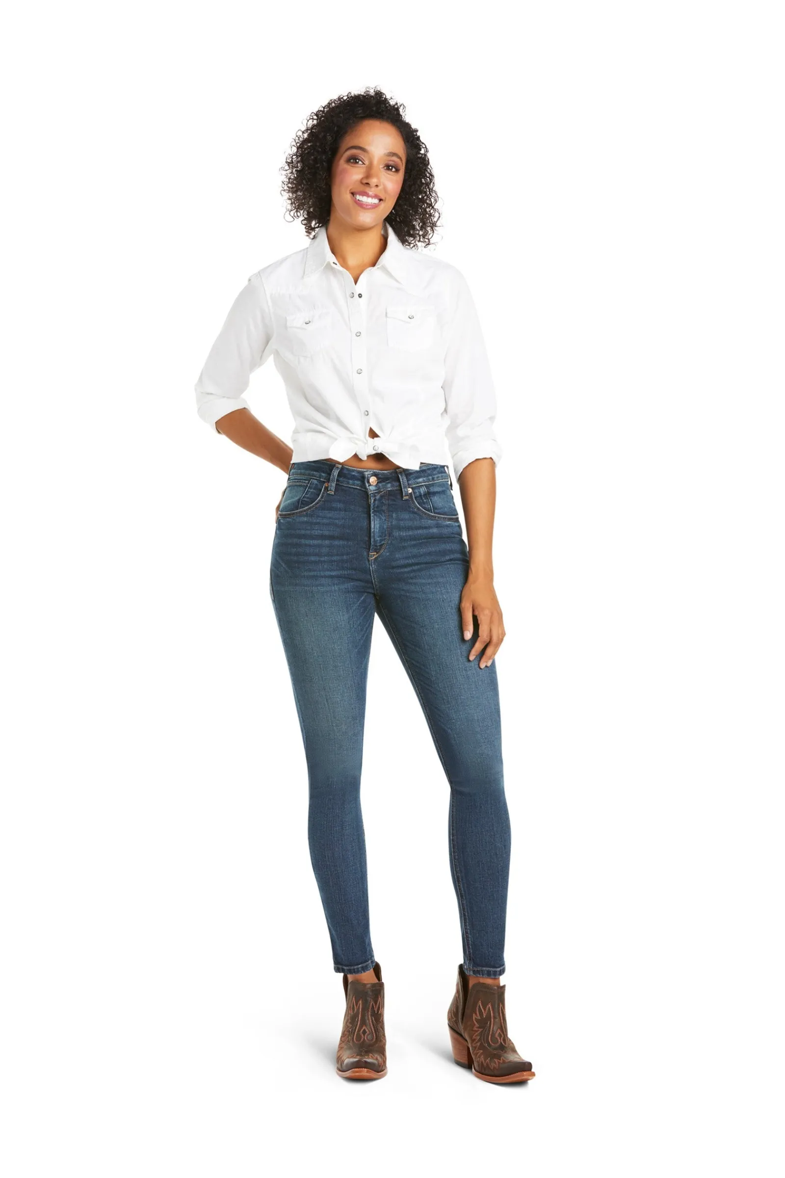 Ariat Premium High Rise Skinny Jeans für Damen*Damen Jodhpurreithose Für Damen