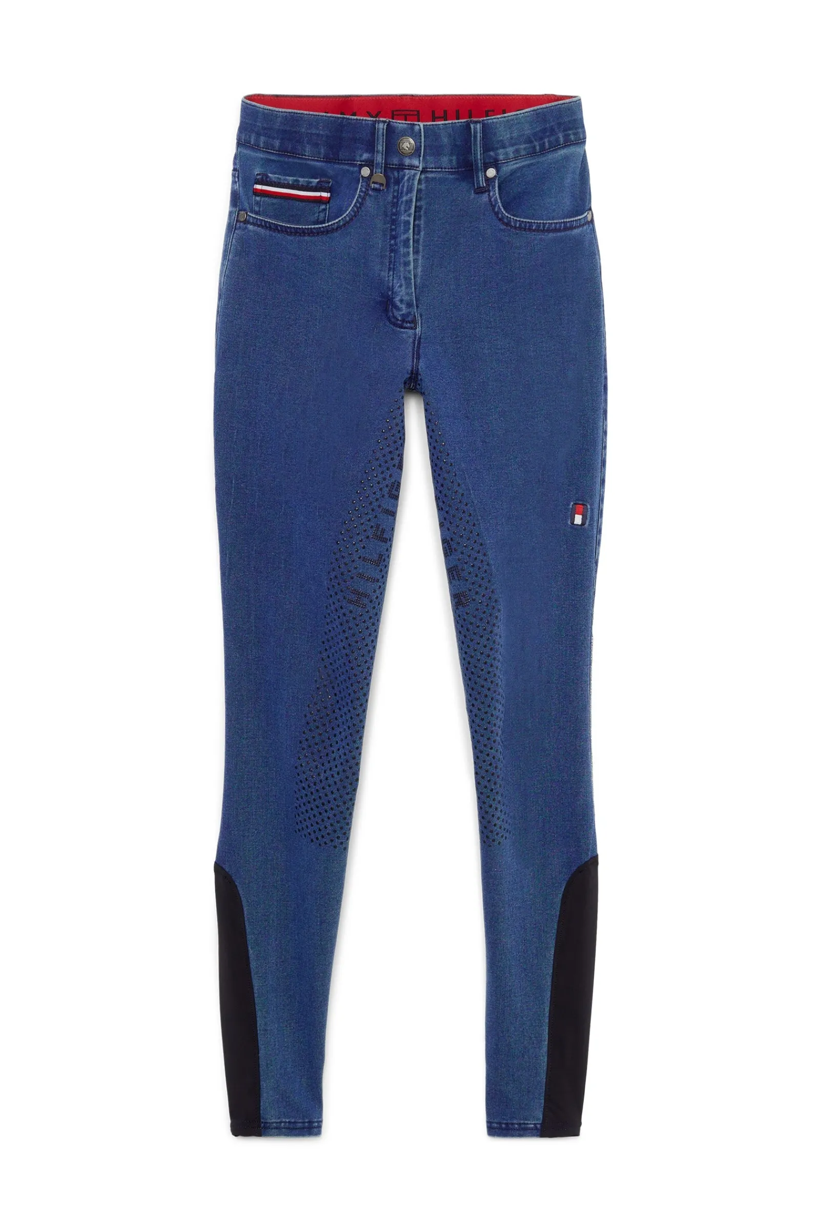 Tommy Hilfiger Equestrian Queens Denim Vollbesatz Reithose*Damen Reithose Für Damen Mit Vollbesatz