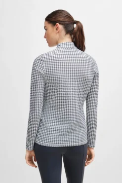 Boss Rachel Trainingsshirt Houndstooth*Damen Shirts & Polos Für Damen