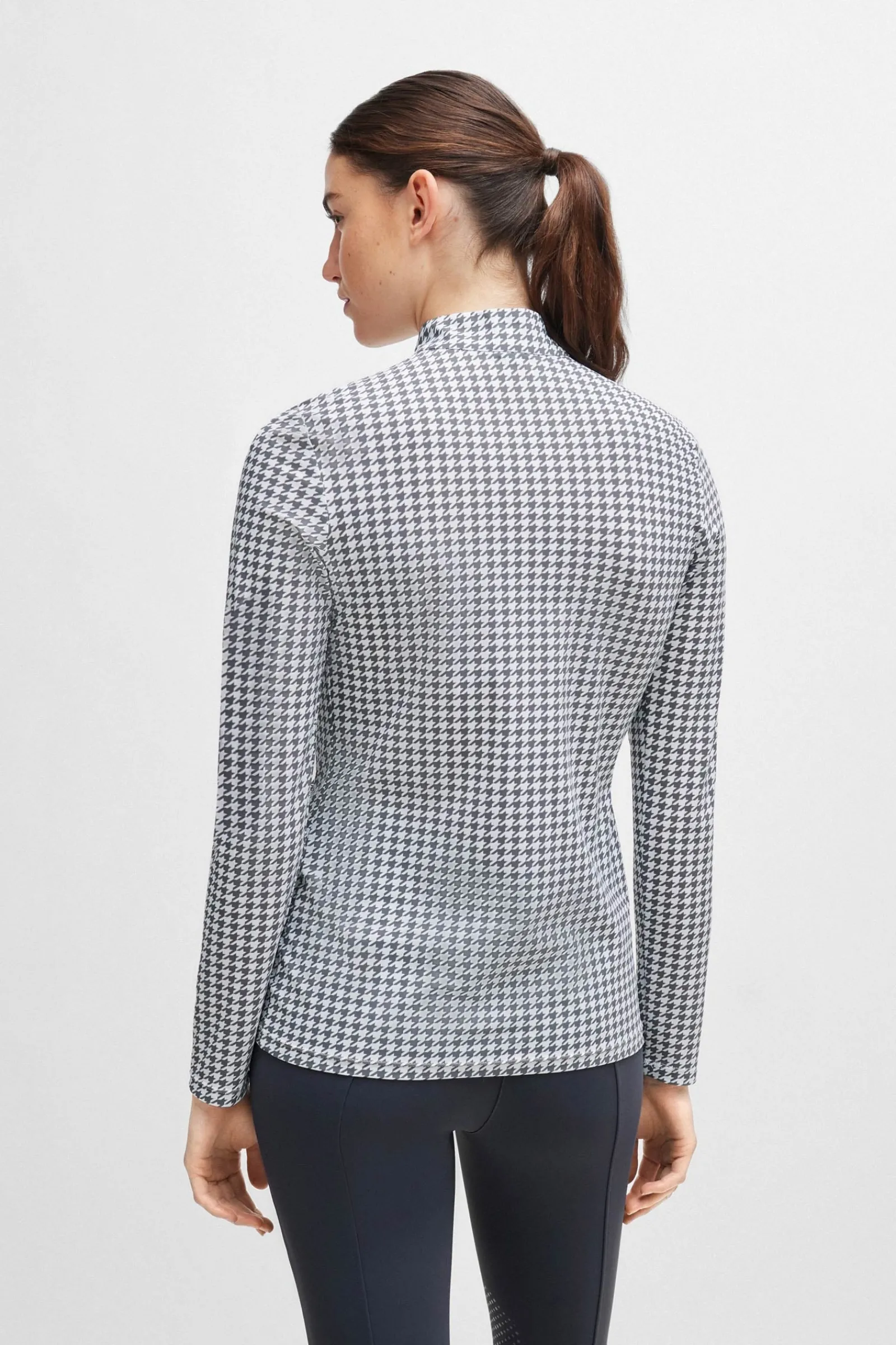 Boss Rachel Trainingsshirt Houndstooth*Damen Shirts & Polos Für Damen