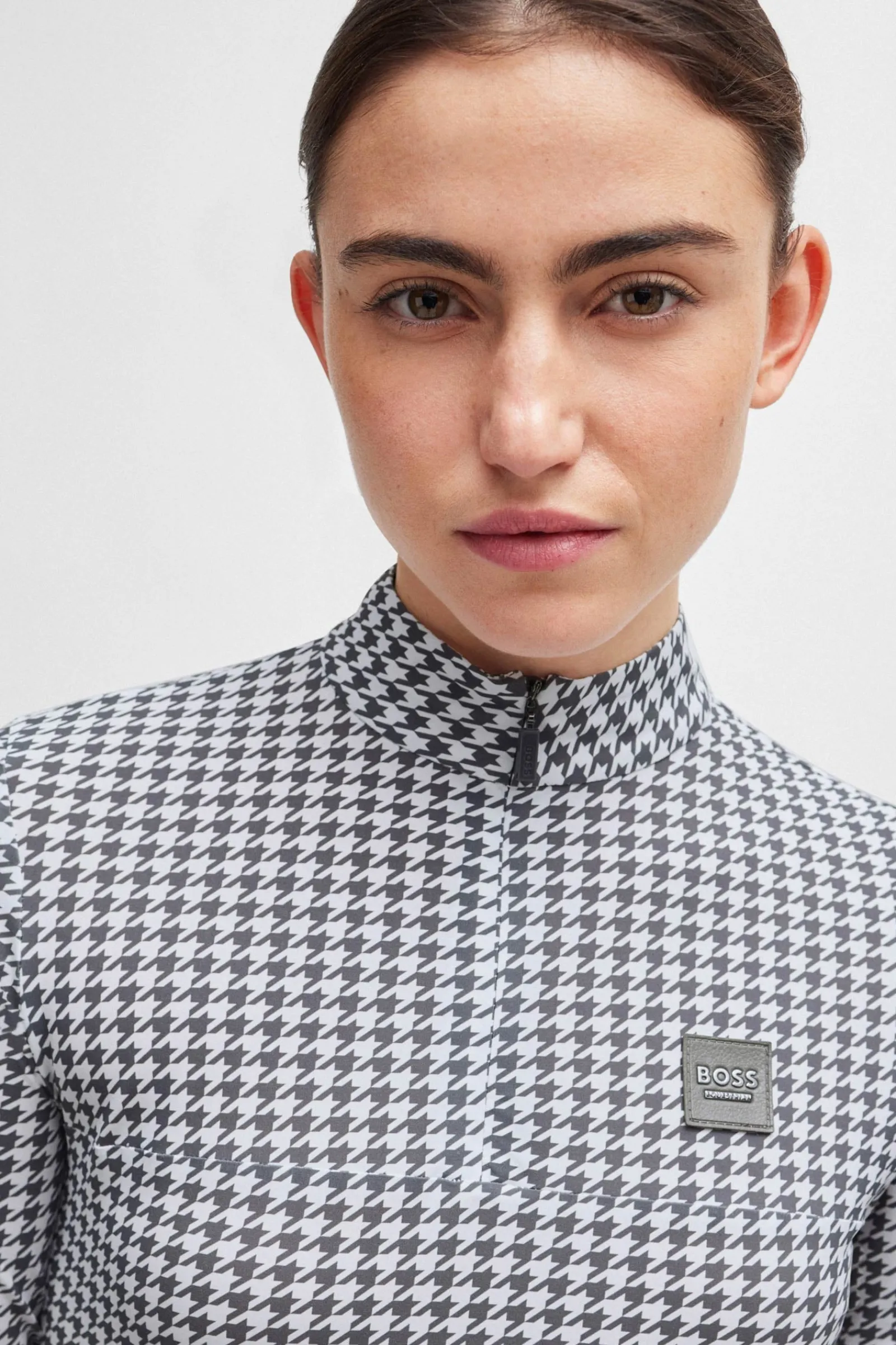 Boss Rachel Trainingsshirt Houndstooth*Damen Shirts & Polos Für Damen