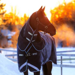 Horseware Rambo Duo Weidedecke mit abnehmbarem Halsteil, 100g* Leichte Weidedecken