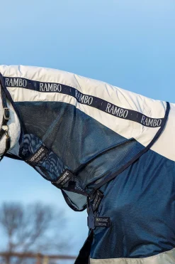 Horseware Rambo Summer Series Weidedecke mit Liner und abnehmbarem Halsteil, 100g* Leichte Weidedecken