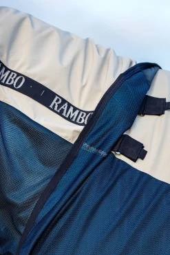 Horseware Rambo Summer Series Weidedecke mit Liner und abnehmbarem Halsteil, 100g* Leichte Weidedecken