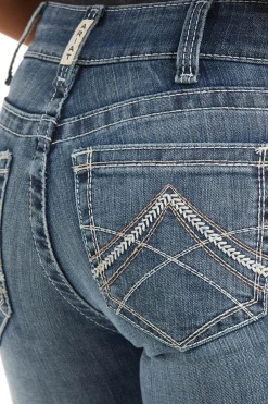 Ariat Real Stretch Icon Straight Jeans für Damen*Damen Jodhpurreithose Für Damen