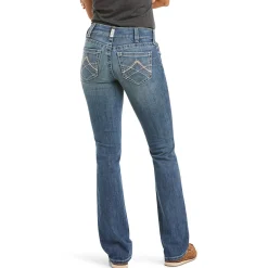 Ariat Real Stretch Icon Straight Jeans für Damen*Damen Jodhpurreithose Für Damen