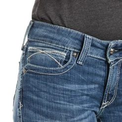Ariat Real Stretch Icon Straight Jeans für Damen*Damen Jodhpurreithose Für Damen