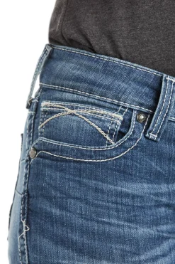 Ariat Real Stretch Icon Straight Jeans für Damen*Damen Jodhpurreithose Für Damen