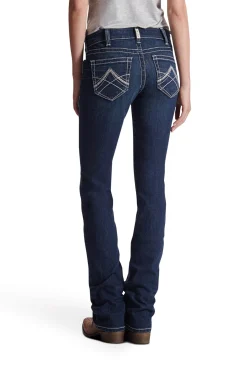 Ariat Real Stretch Icon Straight Jeans für Damen*Damen Jodhpurreithose Für Damen