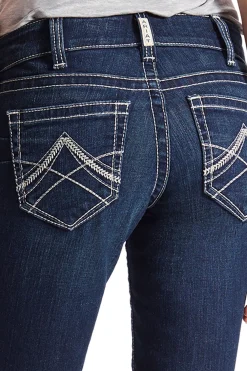 Ariat Real Stretch Icon Straight Jeans für Damen*Damen Jodhpurreithose Für Damen