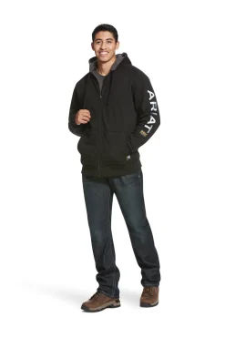 Ariat Rebar All-Weather Herren Reißverschluss Hoodie*Herren Shirts & Polos Für Herren