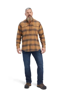Ariat Rebar Flannel DuraStretch Herren Arbeitshemd*Herren Shirts & Polos Für Herren