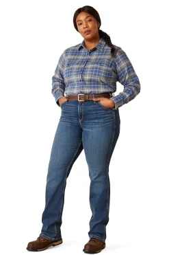 Ariat Rebar Flannel DuraStretch Damen Arbeitshemd*Damen Shirts & Polos Für Damen
