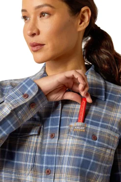 Ariat Rebar Flannel DuraStretch Damen Arbeitshemd*Damen Shirts & Polos Für Damen