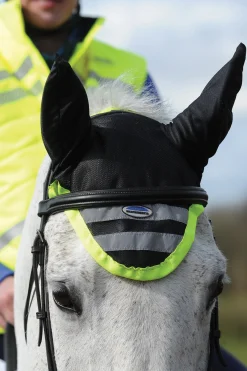 Weatherbeeta reflektierende Fliegenhaube* Ohrenhauben|Ohrenhauben