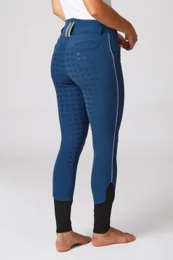Horze Reithose mit Vollbesatz mit hohem Bund und Kontrasteinfassung*Damen Reithose Für Damen Mit Vollbesatz
