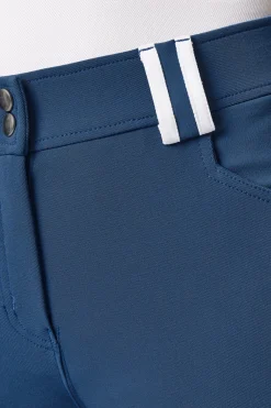 Horze Reithose mit Vollbesatz mit hohem Bund und Kontrasteinfassung*Damen Reithose Für Damen Mit Vollbesatz