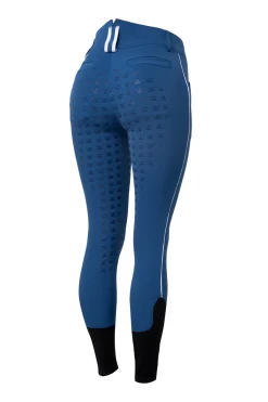 Horze Reithose mit Vollbesatz mit hohem Bund und Kontrasteinfassung*Damen Reithose Für Damen Mit Vollbesatz