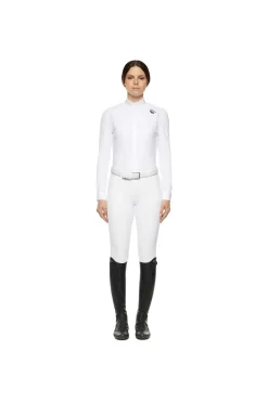 Cavalleria Toscana R-Evo Perforated Epaulet Damen Langarm Turniershirt*Damen Shirts & Polos Für Damen