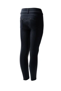 Horze Rhea Kinder Thermoreithose mit Vollbesatz und Gesäßtaschen*Kinder Reithosen Für Kinder|Thermoreithosen & -Reitleggins Für Kinder