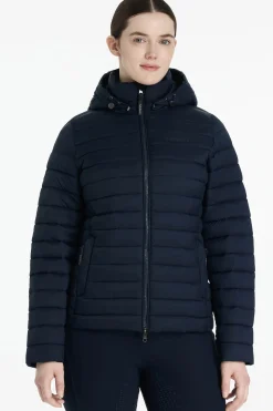 LeMieux Rose Damen-Steppjacke mit Kapuze*Damen Mäntel & Jacken Für Damen