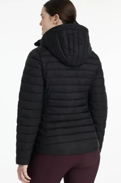 LeMieux Rose Damen-Steppjacke mit Kapuze*Damen Mäntel & Jacken Für Damen