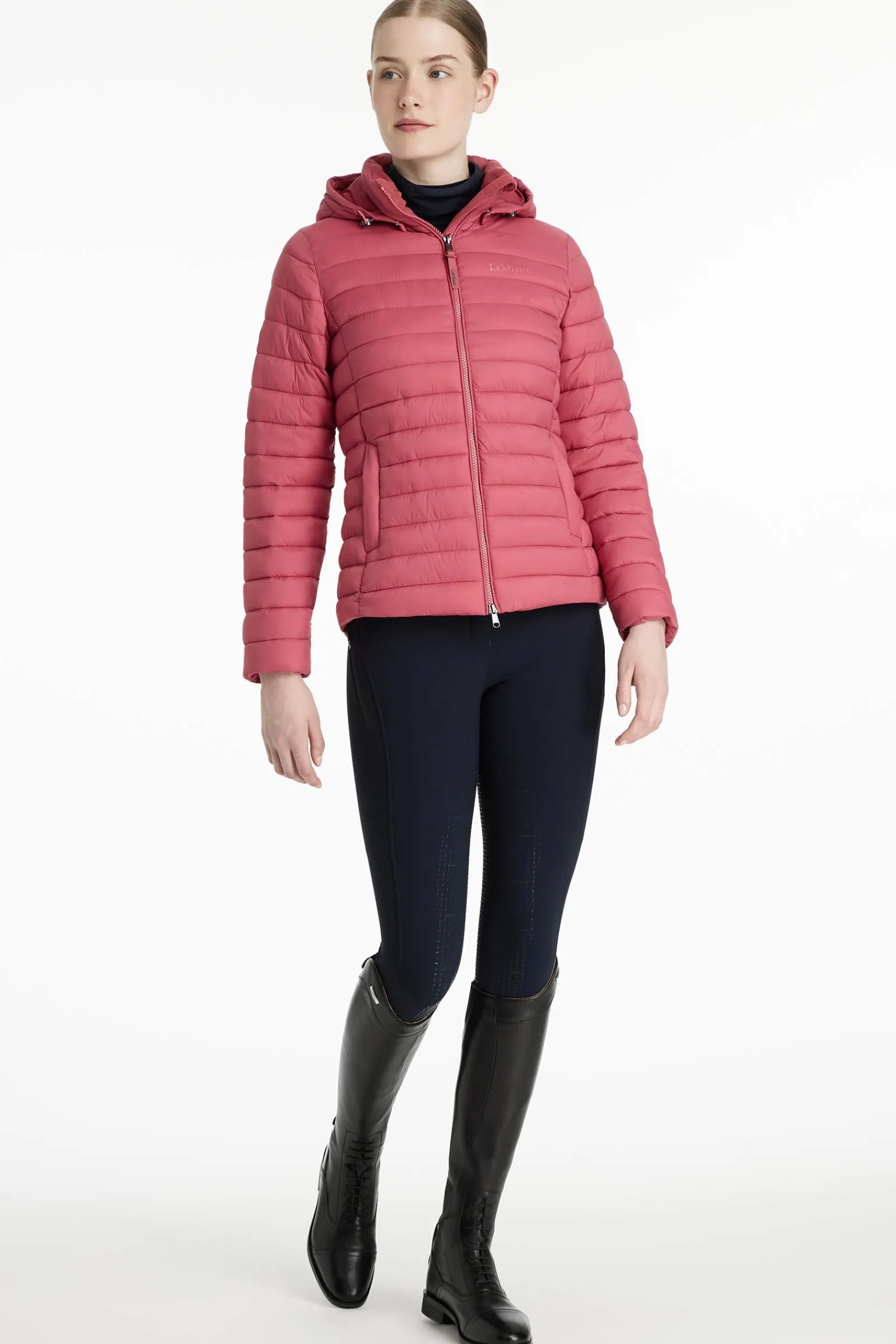LeMieux Rose Damen-Steppjacke mit Kapuze*Damen Mäntel & Jacken Für Damen
