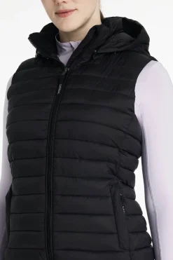 LeMieux Rose Damen-Steppweste mit Kapuze*Damen Mäntel & Jacken Für Damen