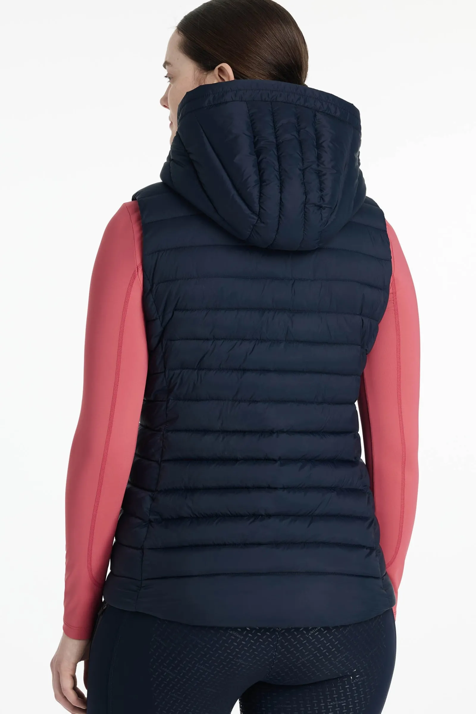 LeMieux Rose Damen-Steppweste mit Kapuze*Damen Mäntel & Jacken Für Damen
