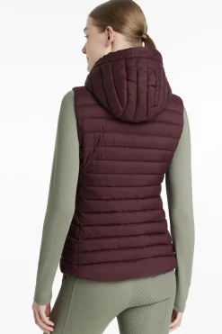 LeMieux Rose Damen-Steppweste mit Kapuze*Damen Mäntel & Jacken Für Damen