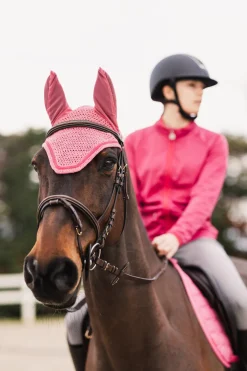 Horze Rose Tonique Fliegenhaube* Fliegenmasken & Fliegenfransen