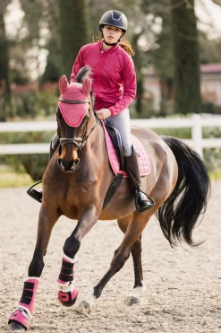Horze Rose Tonique Fliegenhaube* Fliegenmasken & Fliegenfransen