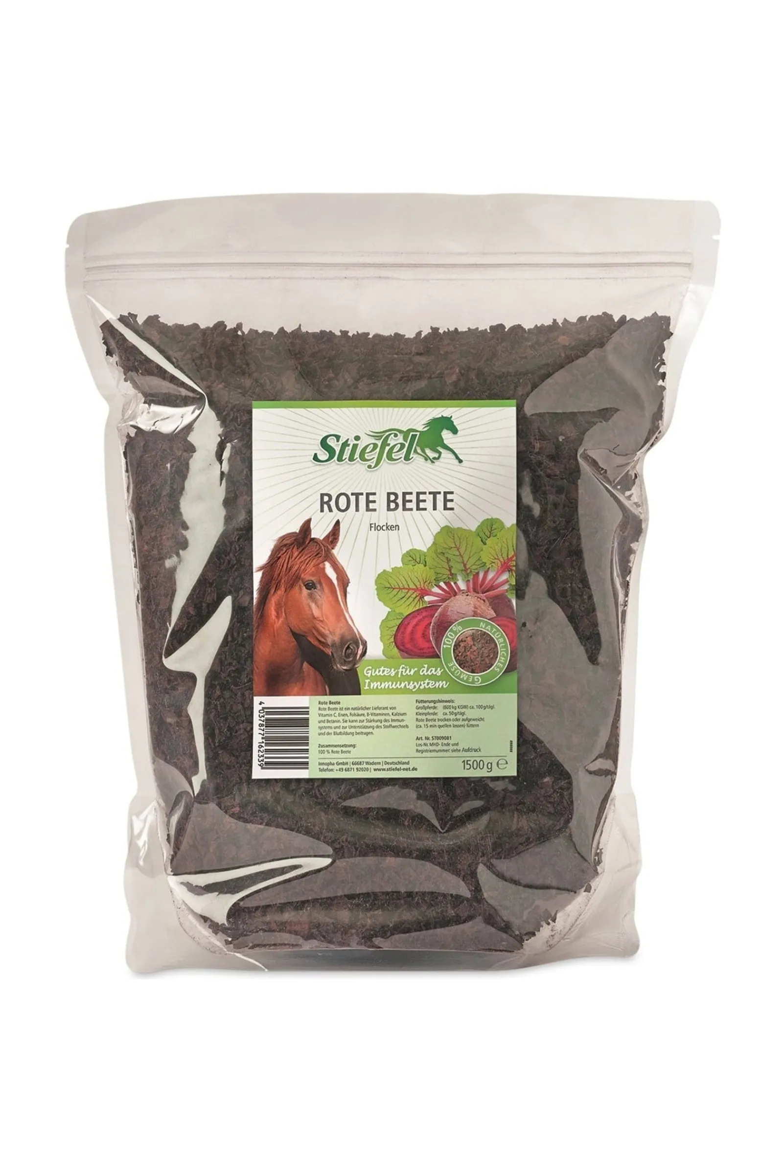 Stiefel Rote Beete Flocken, 1,7kg* Ergänzungsfuttermittel Für Pferde