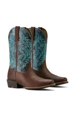 Ariat Round Up Narrow Cutter Toe Damen Westernstiefel* Country Stiefel