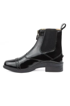 B Vertigo Saturn Damen Lederreitstiefeletten mit Reißverschluss* Reitstiefeletten