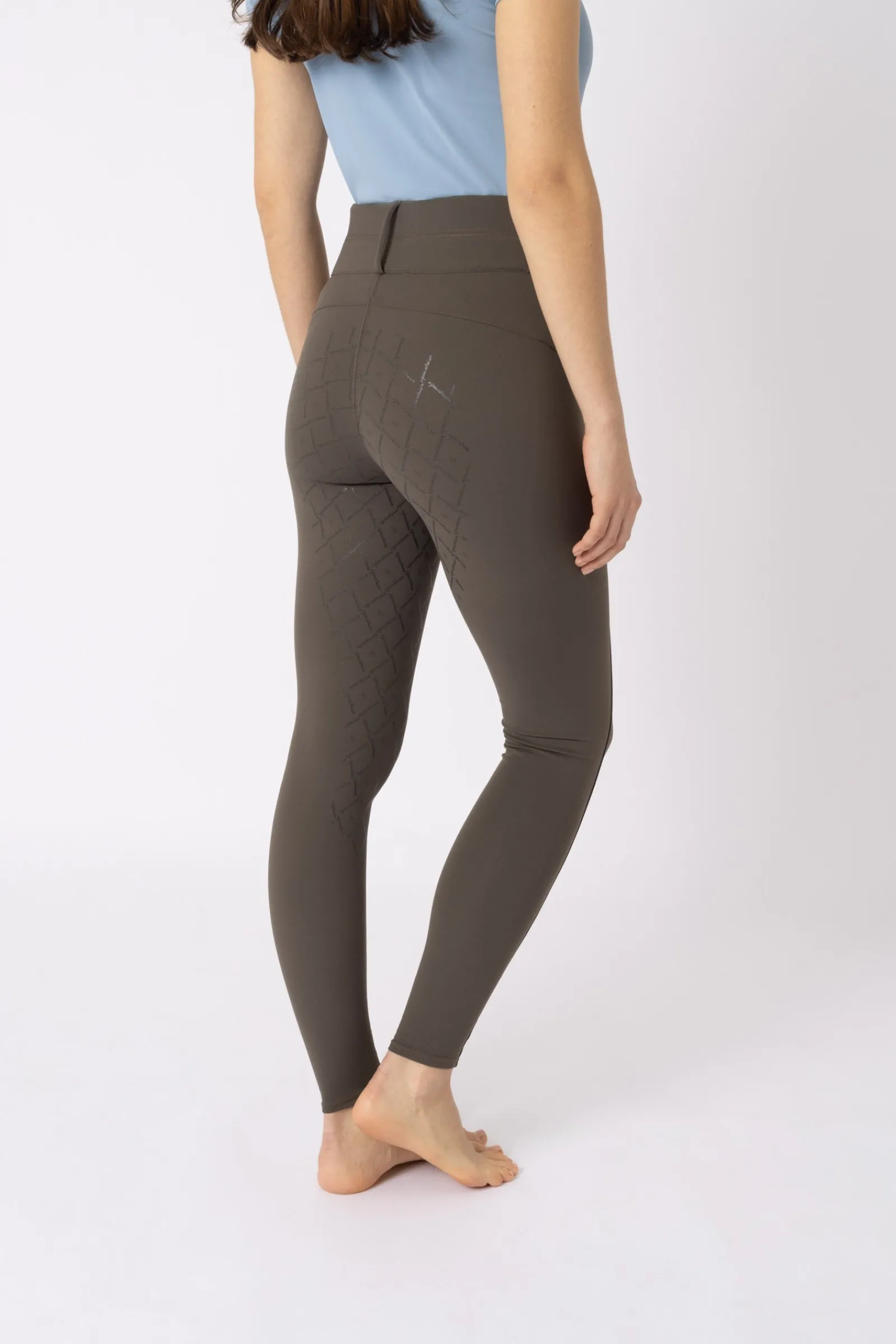 Horze Sophie Damen Reithose mit Silikonvollbesatz und hohem Bund*Damen Reithose Für Damen Mit Vollbesatz