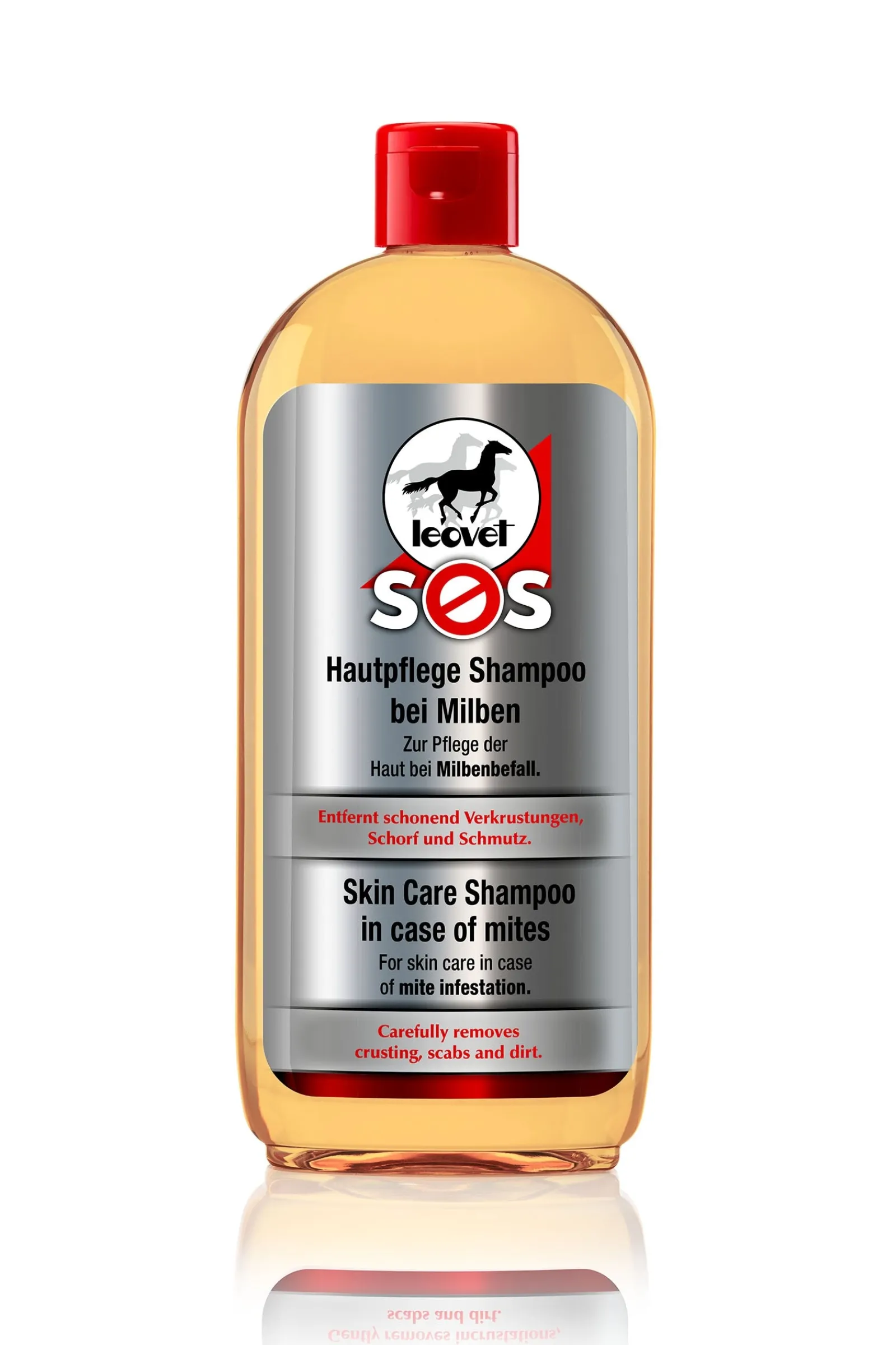 Leovet SOS Hautpflege Shampoo bei Milben, 500ml* Haar- & Mähnen- & Schweifpflege