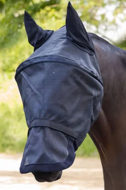 Waldhausen Space Premium Fliegenmaske mit Ohren- und Nasenschutz* Fliegenmasken & Fliegenfransen
