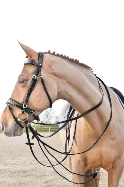 Horze Sparta Schlaufzügel aus Nylon/Leder* Hilfszügel|Trainingshilfen