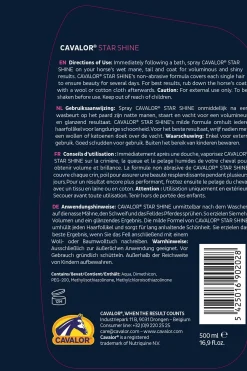 Cavalor Star Shine, 500 ml* Haar- & Mähnen- & Schweifpflege