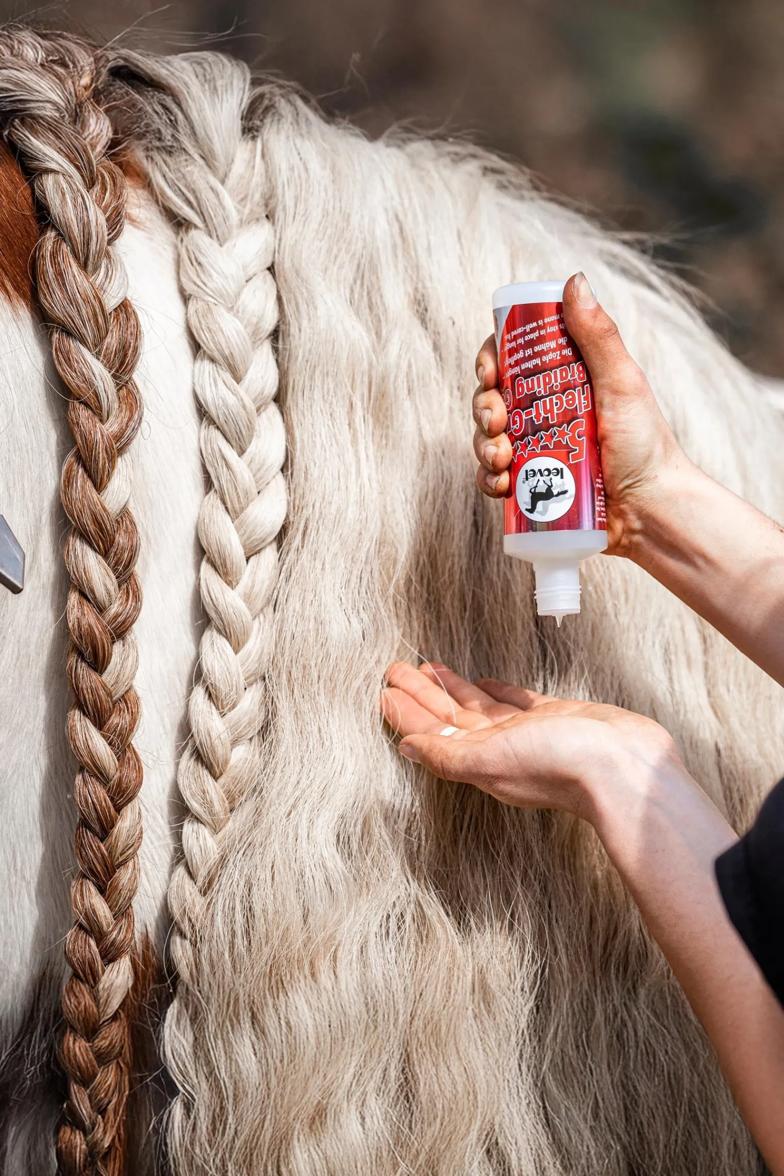 Leovet 5-STERNE FLECHT-GRIP* Haar- & Mähnen- & Schweifpflege