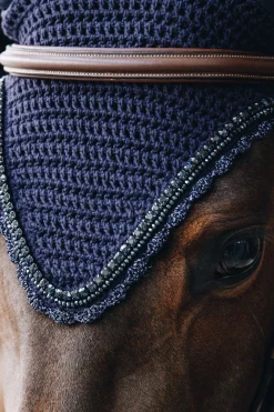 Kentucky Horsewear Stone & Pearl Soundless Fliegenhaube Lang* Ohrenhauben|Ohrenhauben