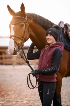 Cavallo Strickmütze Cavalmelika mit Kunstfell* Caps & Mützen