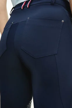 Tommy Hilfiger Equestrian Style Damen Reithose mit Kniebesatz mit Grip*Damen Reithose Für Damen Mit Kniebesatz