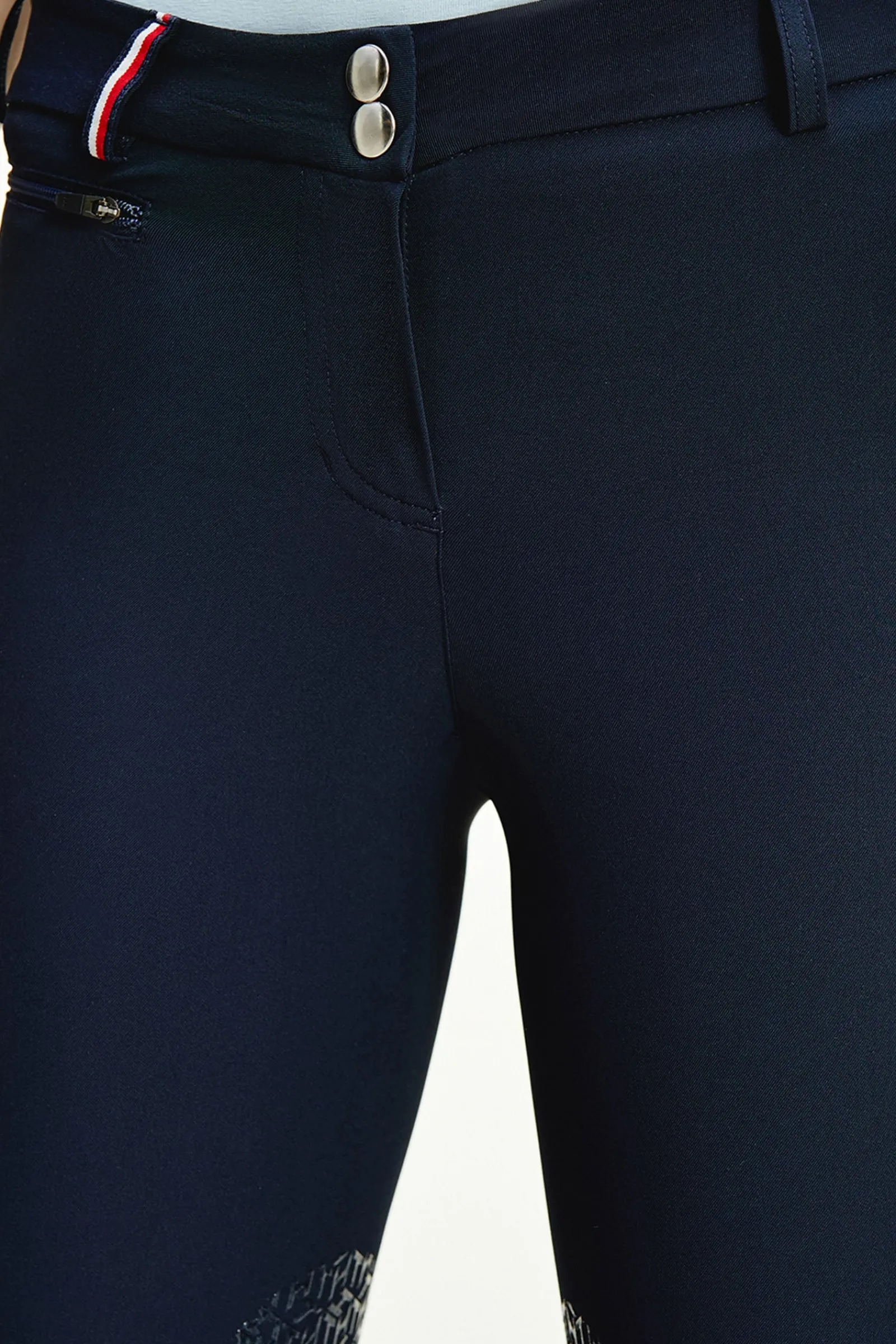 Tommy Hilfiger Equestrian Style Damen Reithose mit Kniebesatz mit Grip*Damen Reithose Für Damen Mit Kniebesatz