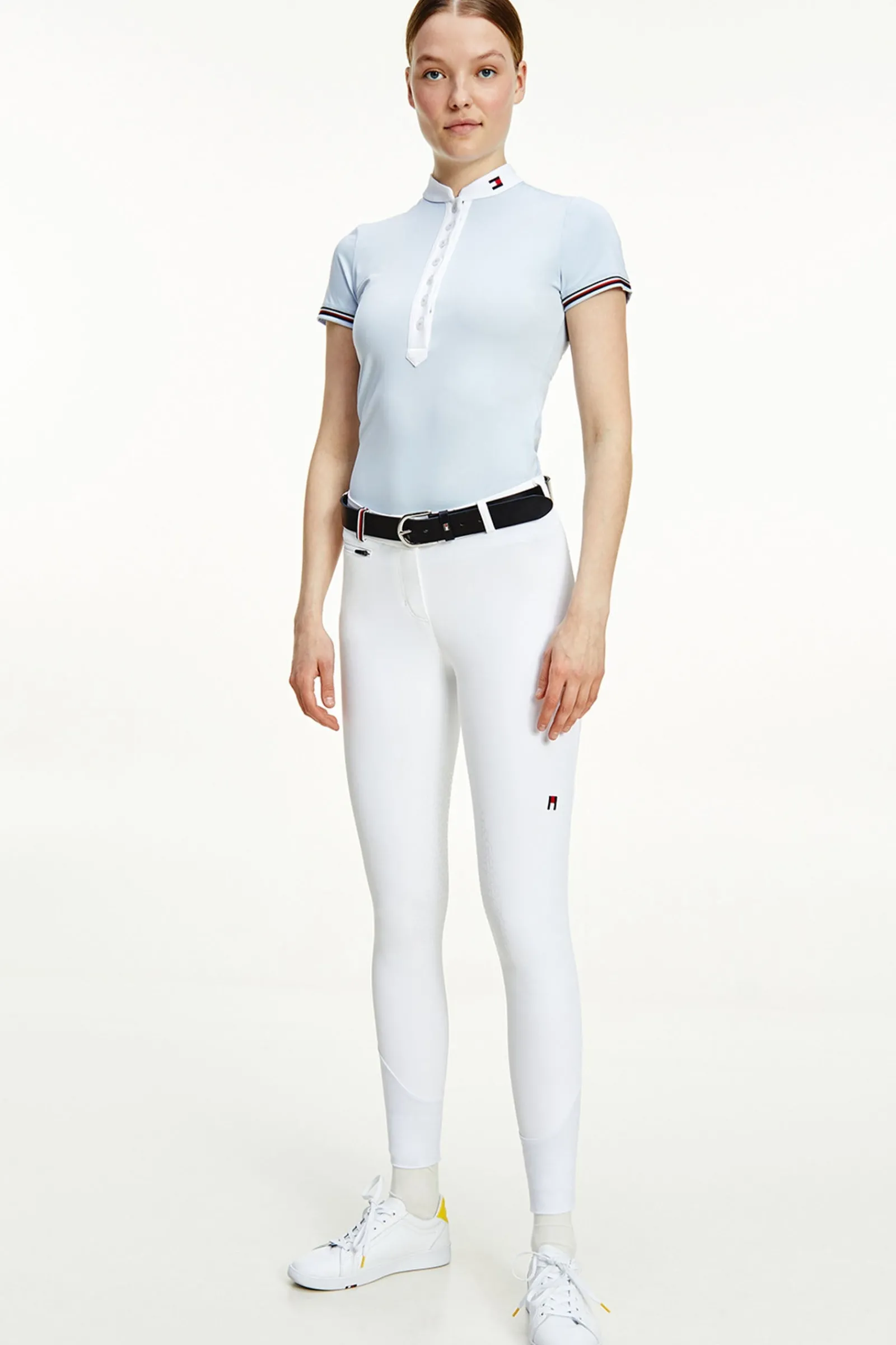 Tommy Hilfiger Equestrian Style Damen Reithose mit Kniebesatz mit Grip*Damen Reithose Für Damen Mit Kniebesatz
