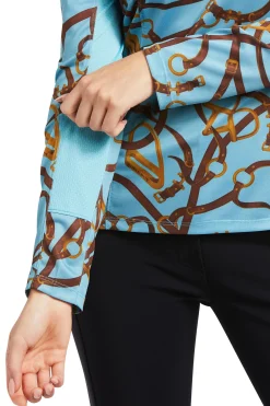 Ariat Sunstopper 2.0 Damen 1/4 Zip Baselayer Shirt*Damen Shirts & Polos Für Damen